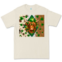 Bone St. Patrick's Day Highland cow Premium Tee - Neo Western