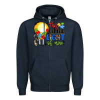 Navy this little light of mine Zipper Hoodie - LillyAllenDesigns