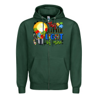 Sports Green this little light of mine Zipper Hoodie - LillyAllenDesigns
