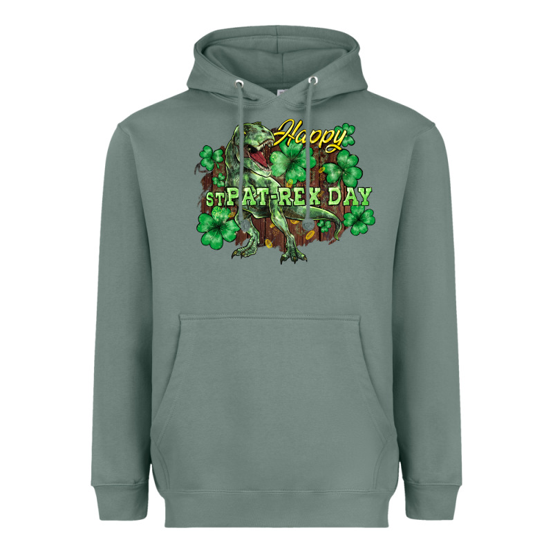 S Day T Rex Heavyweight Hoodie by NancyCooperArtShop | Teevron