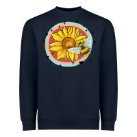 Bee And Sunflower Heavyweight Sweatshirt | Teevron