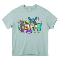 Arona cartoon characters coffee cups Heavy Core Tee - Zillion Design Studio