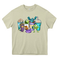 Mossy cartoon characters coffee cups Heavy Core Tee - Zillion Design Studio