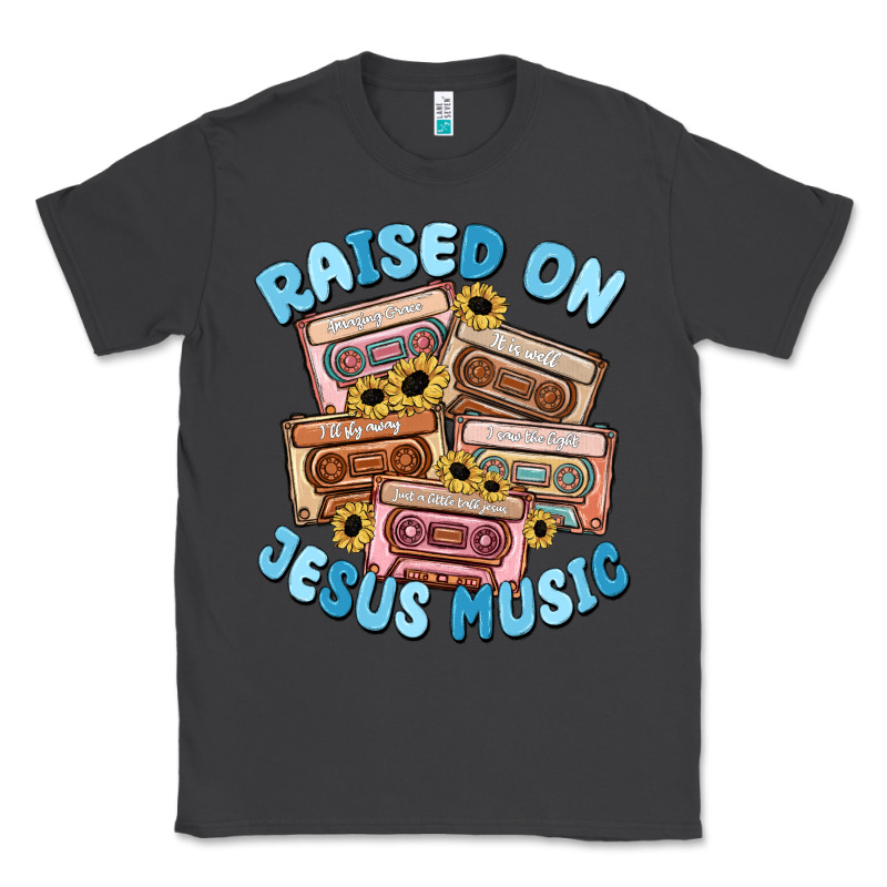 Raised On Jesus Music Classic Tee by MaliasSmallBusiness | Teevron
