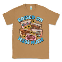 Toasted Coconut raised on jesus music Classic Tee - MaliasSmallBusiness
