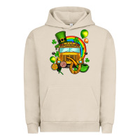 Pigment French Oak St. Patrick's school bus Urban Hoodie - OliviaCreatesArt