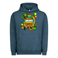 Pigment Midnight Navy St. Patrick's school bus Urban Hoodie - OliviaCreatesArt