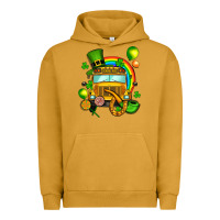 Pigment Peanut Butter St. Patrick's school bus Urban Hoodie - OliviaCreatesArt