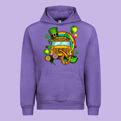 St. Patrick's School Bus Urban Hoodie Designed By Oliviacreatesart