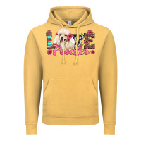 Vintage Mustard love poodles Vintage Hoodie - Artiststas