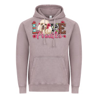 Vintage Zinc love poodles Vintage Hoodie - Artiststas