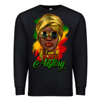 Black i am black history Premium Sweatshirt - NancyCooperArtShop