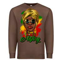 Chestnut i am black history Premium Sweatshirt - NancyCooperArtShop