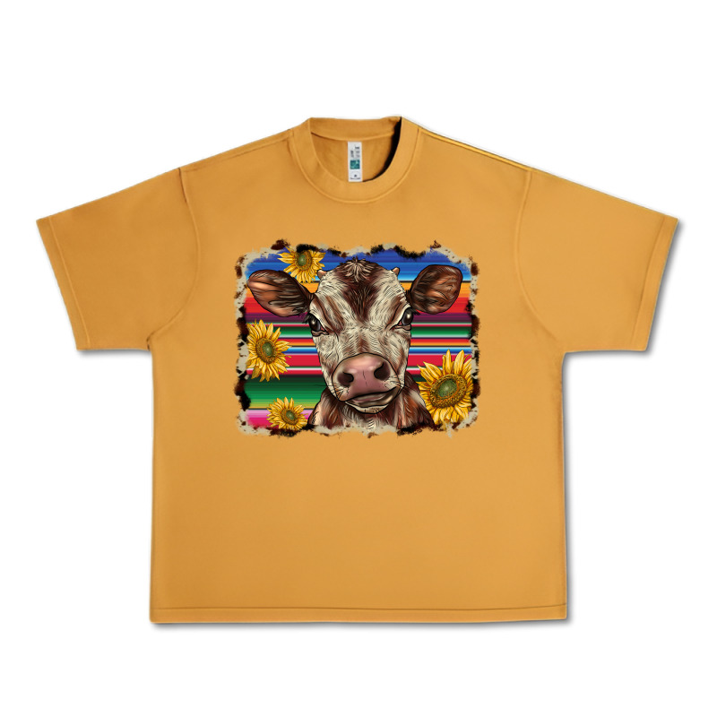 Western Background Baby Calf Urban Heavy Tee by BarkalooDesign | Teevron