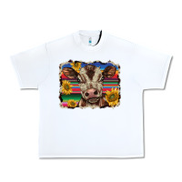 White western background baby calf Urban Heavy Tee - BarkalooDesign