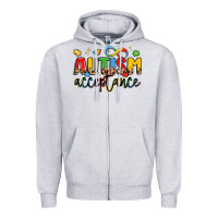 Autism Acceptance Zipper Hoodie | Teevron
