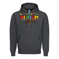 Smoke autism acceptance Zipper Hoodie - LillyAllenDesigns
