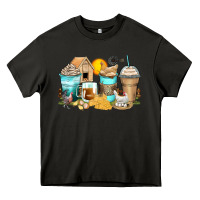 Asphalt chicken coffee cups Heavy Core Tee - Zillion Design Studio