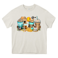 Cream chicken coffee cups Heavy Core Tee - Zillion Design Studio