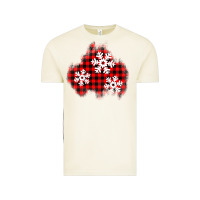 Vintage Arctic Christmas snowflakes patch Vintage Tee - AdoDesignShop