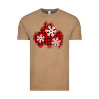 Vintage Coffee Christmas snowflakes patch Vintage Tee - AdoDesignShop