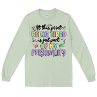 Matcha at this point being tired is just part of my perso Long Sleeve Tee - MaliasSmallBusiness