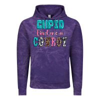 Cloud Purple cupid find me a cowboy Vintage Hoodie - AdoDesignShop