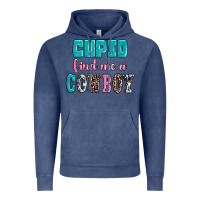 Vintage Denim cupid find me a cowboy Vintage Hoodie - AdoDesignShop