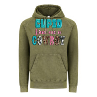 Vintage Olive cupid find me a cowboy Vintage Hoodie - AdoDesignShop