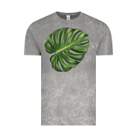 Cloud Rock Monstera Leaf Vintage Tee - LillyAllenDesigns