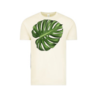 Vintage Arctic Monstera Leaf Vintage Tee - LillyAllenDesigns
