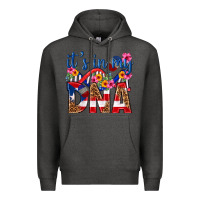 Charcoal Heather its in my dna puerto rico Premium Hoodie - texasbilliewilder