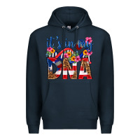 Navy its in my dna puerto rico Premium Hoodie - texasbilliewilder