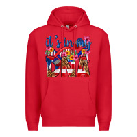 Red its in my dna puerto rico Premium Hoodie - texasbilliewilder