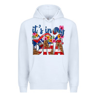White its in my dna puerto rico Premium Hoodie - texasbilliewilder