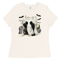 Bone Ghost Cat Ladies Tee - texasbilliewilder
