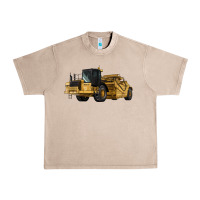 French Oak Wheel Tractor Scraper Urban Heavy Tee - LillyAllenDesigns