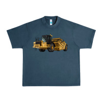 Midnight Navy Wheel Tractor Scraper Urban Heavy Tee - LillyAllenDesigns