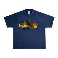 Navy Wheel Tractor Scraper Urban Heavy Tee - LillyAllenDesigns