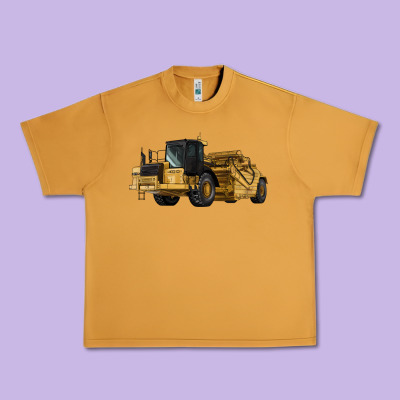 Wheel Tractor Scraper Urban Heavy Tee Designed By Lillyallendesigns