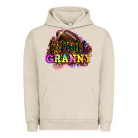 Pigment French Oak football granny Urban Hoodie - OliviaCreatesArt