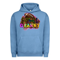 Pigment Pebble Blue football granny Urban Hoodie - OliviaCreatesArt