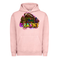 Pigment Salmon football granny Urban Hoodie - OliviaCreatesArt