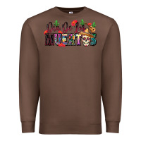 Chestnut Dia De Los Muertos Premium Sweatshirt - texasbilliewilder