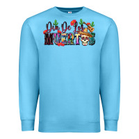 Ocean Blue Dia De Los Muertos Premium Sweatshirt - texasbilliewilder