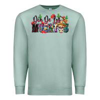 Seafoam Dia De Los Muertos Premium Sweatshirt - texasbilliewilder