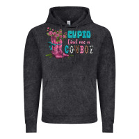Vintage Black velantines day cupid find me a cowboy Vintage Hoodie - AdoDesignShop