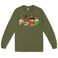 Army Green juneteenth coffee cups Long Sleeve Tee - MaliasSmallBusiness