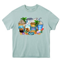 Arona cruise life coffee cups Heavy Core Tee - Zillion Design Studio