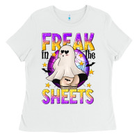 White Freak In The Sheets Ladies Tee - texasbilliewilder